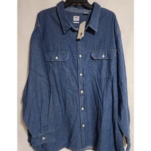 Levi's the worker relaxed fit men's XXL long sleeve button down shirt